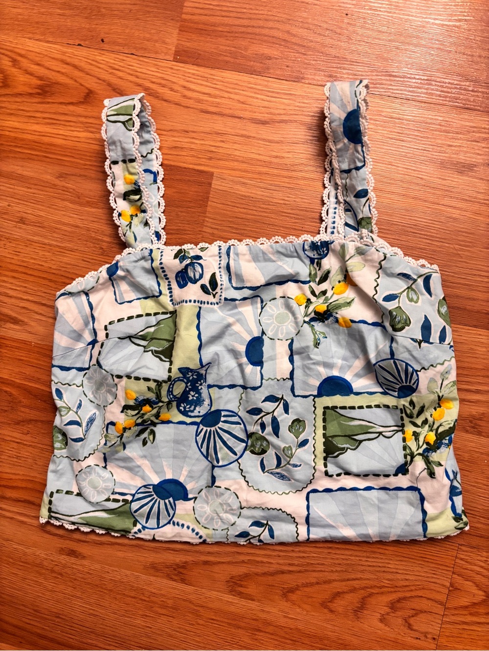 Amalfi coast inspired tank top